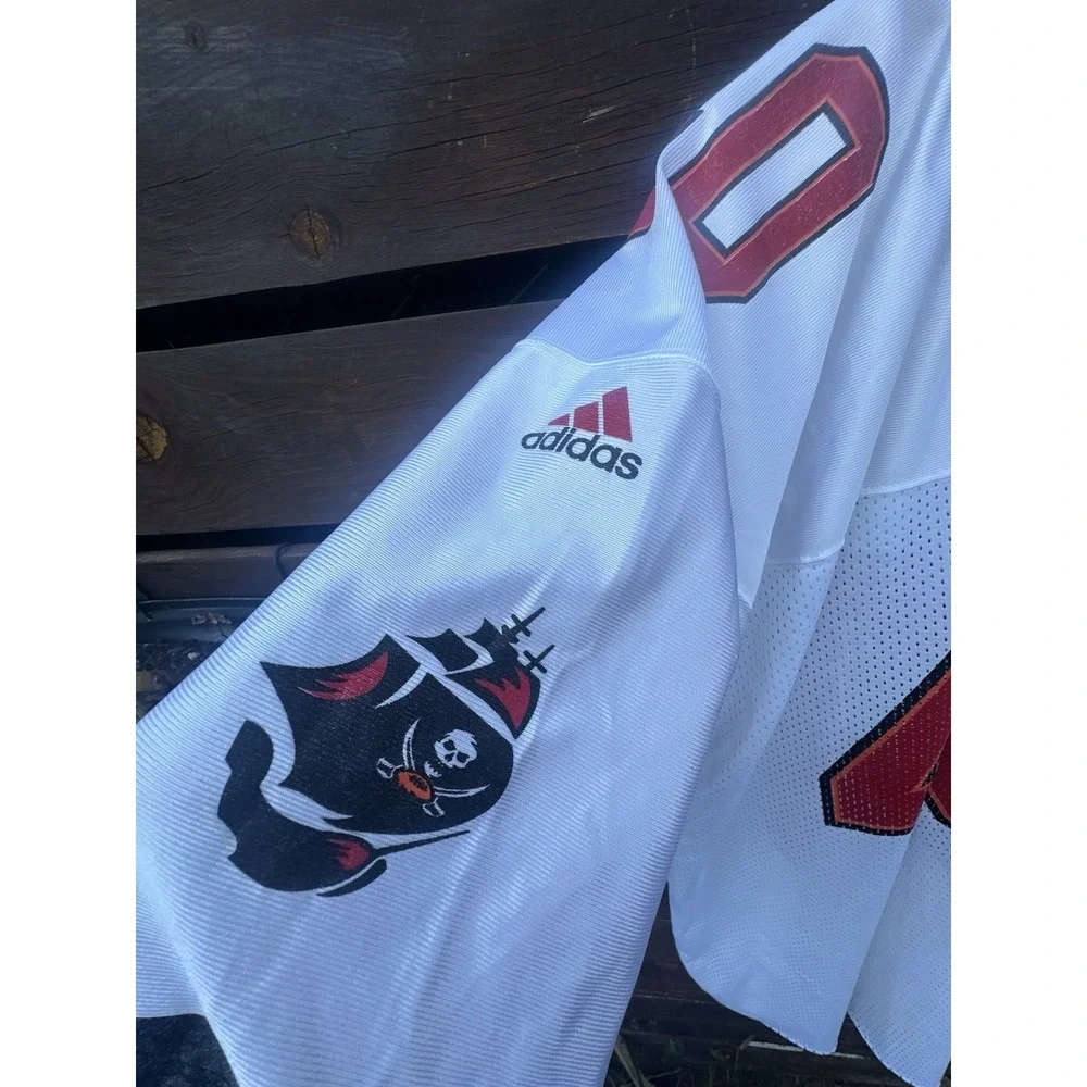 Vtg Mike Alstott #40 Tampa Bay Buccaneers Football Jersey Adidas Adult Sz Large
